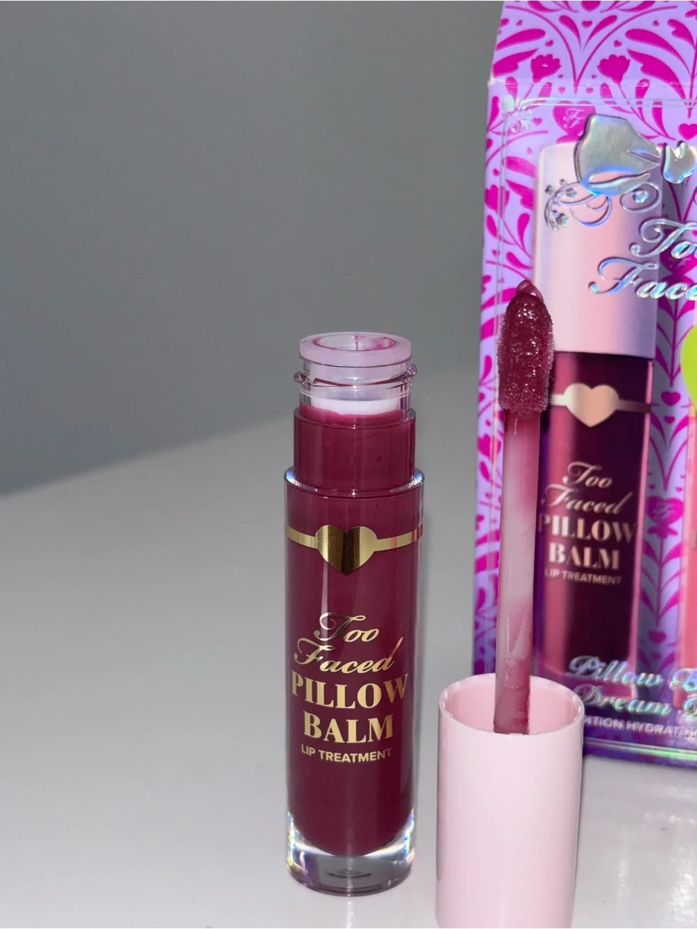 Too Faced Pillow Balm Lip Treatment — Deep Berry